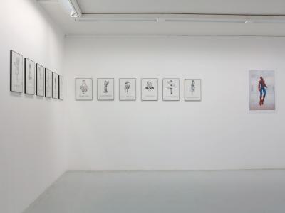 <b>Eponyme</b> - vue de l'exposition, avec Gérald Panighi (invitée Caroline Rivalan), L'Arteppes, Annecy, 2014