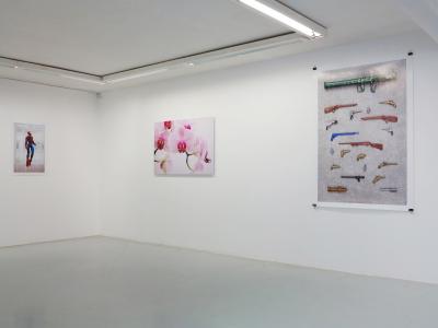 <b>Eponyme</b> - vue de l'exposition, avec Gérald Panighi (invitée Caroline Rivalan), L'Arteppes, Annecy, 2014