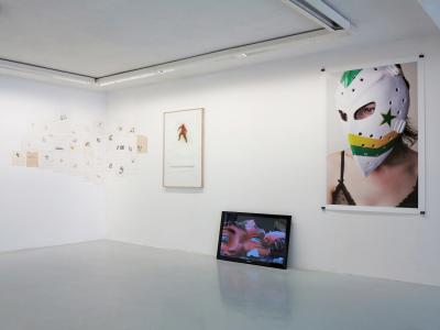 <b>Eponyme</b> - vue de l'exposition, avec Gérald Panighi (invitée Caroline Rivalan), L'Arteppes, Annecy, 2014