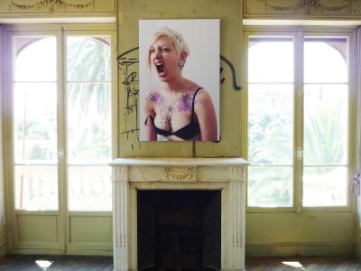 <b>L'herbe rouge</b> - exhibition view, Villa Cameline [Maison abandonnée], Nice, 2011