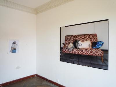 <b>L'herbe rouge</b> - exhibition view, Villa Cameline [Maison abandonnée], Nice, 2011