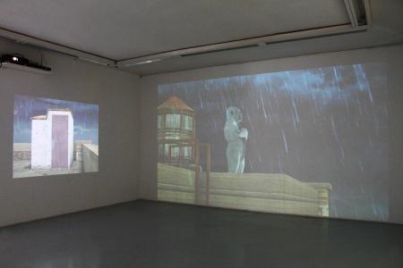 <b>Image...in / images...off</b> - exhibition view, L'Arteppes, Annecy, 2013