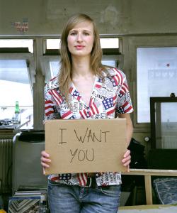 <b>I want you</b> - photographie couleur, 40x33 cm, édition: 3 et 2 e.a., 2007